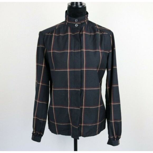 Pendleton Women’s VTG 100% Wool Button-Down Blouse Size 10 Made in USA GUC - Picture 1 of 9